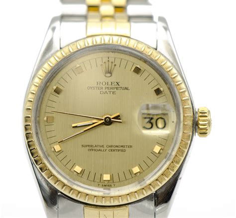 rolex dorato oyster 1978|Rolex Oyster Perpetual Date 1978 Date 1500 Silver Stick SS .